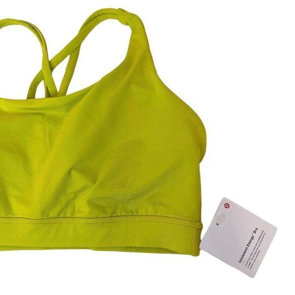 LULUEMON Energy Longline Bra in Lichen Lime NWT - Picture 4 of 10